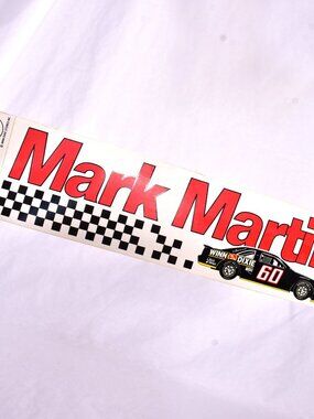 Mark Martin Vintage Winn Dixie Racing Sticker
